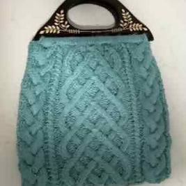 Teal Celtic Weave Handbag