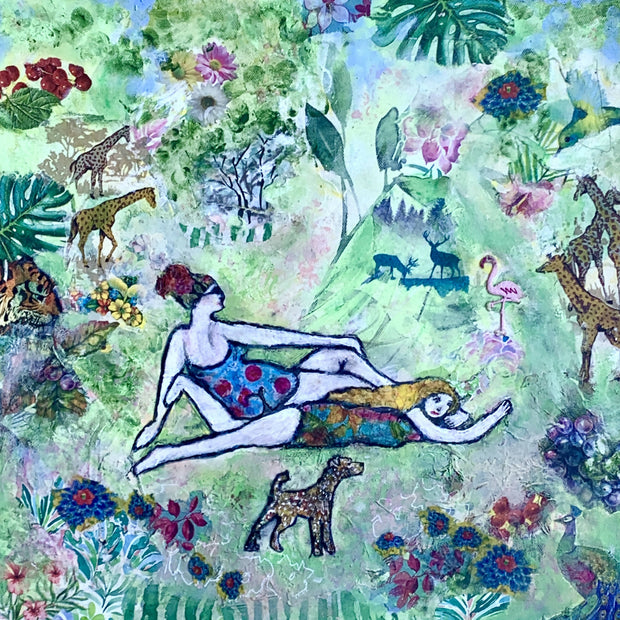 Cheek to Cheek in the Garden of Eden