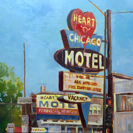 PRINT Heart o Chicago Stuck at the Light - 12