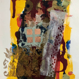 Abstract collage: Golden Bronze IMG 3709
