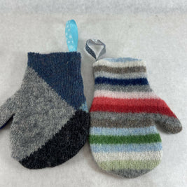 Mini Mitten Stocking Repurposed Sweater Felted Wool