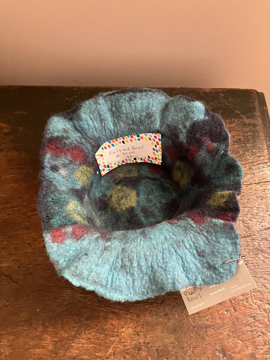 Felted bowl