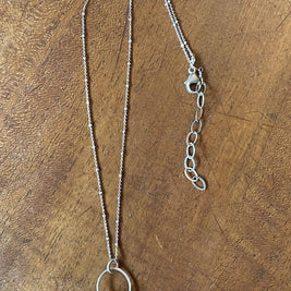 Get lucky -Hand forged Necklace -sterling silver - GLNKS