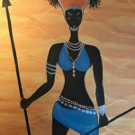 Female Black Warrior (original)
