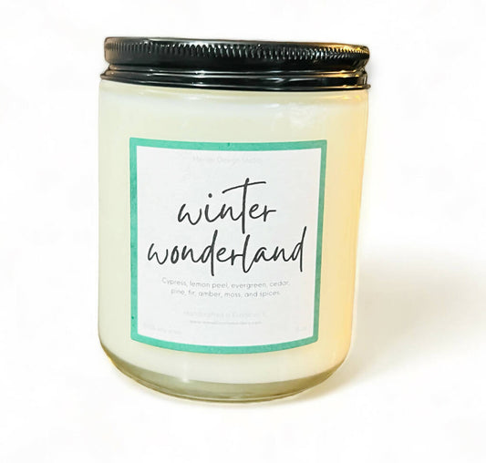 Winter Wonderland Pine Candle