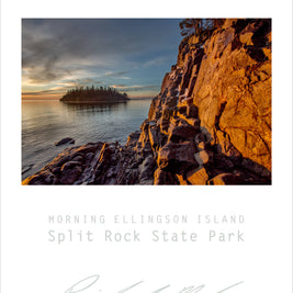 Sweetwater Seas Fine Art Poster - Lake Superior, Morning, Split Rock S.P.