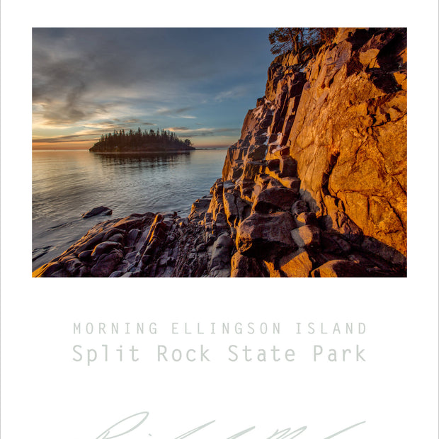 Sweetwater Seas Fine Art Poster - Lake Superior, Morning, Split Rock S.P.