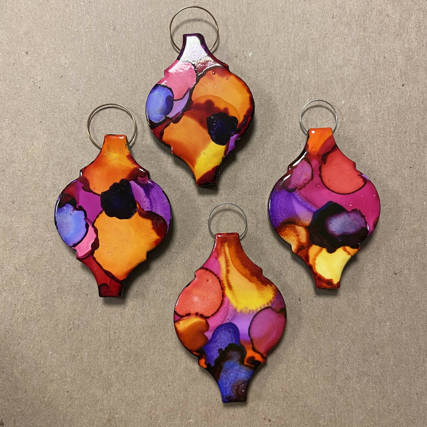 Reclaimed Tile Christmas Ornament Arabesque