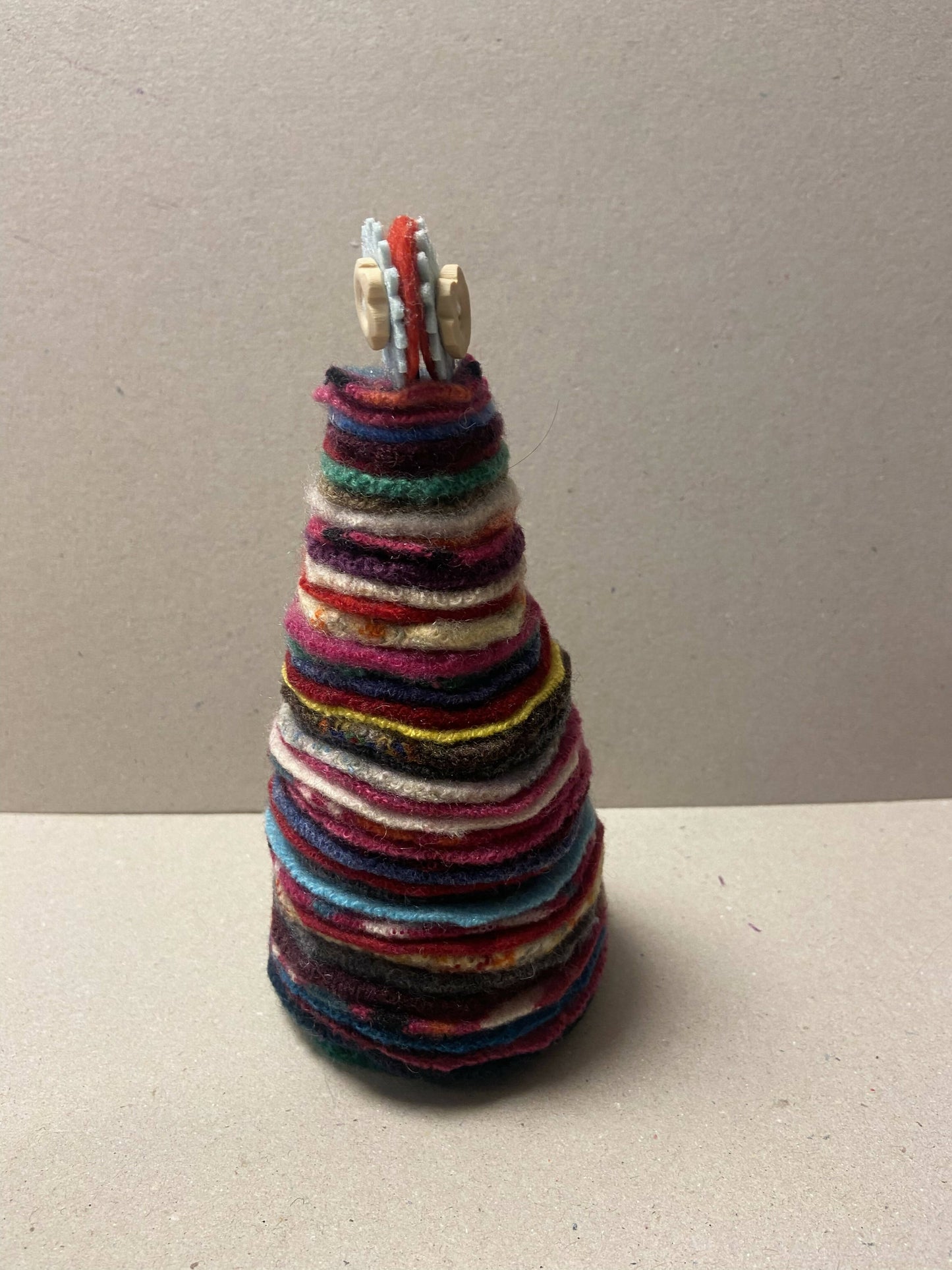 Medium Repurposed Sweater Felted Wool Tree