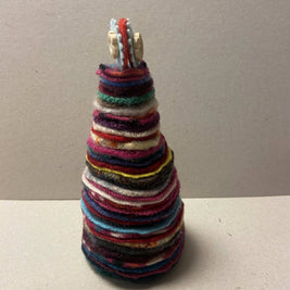 Medium Repurposed Sweater Felted Wool Tree