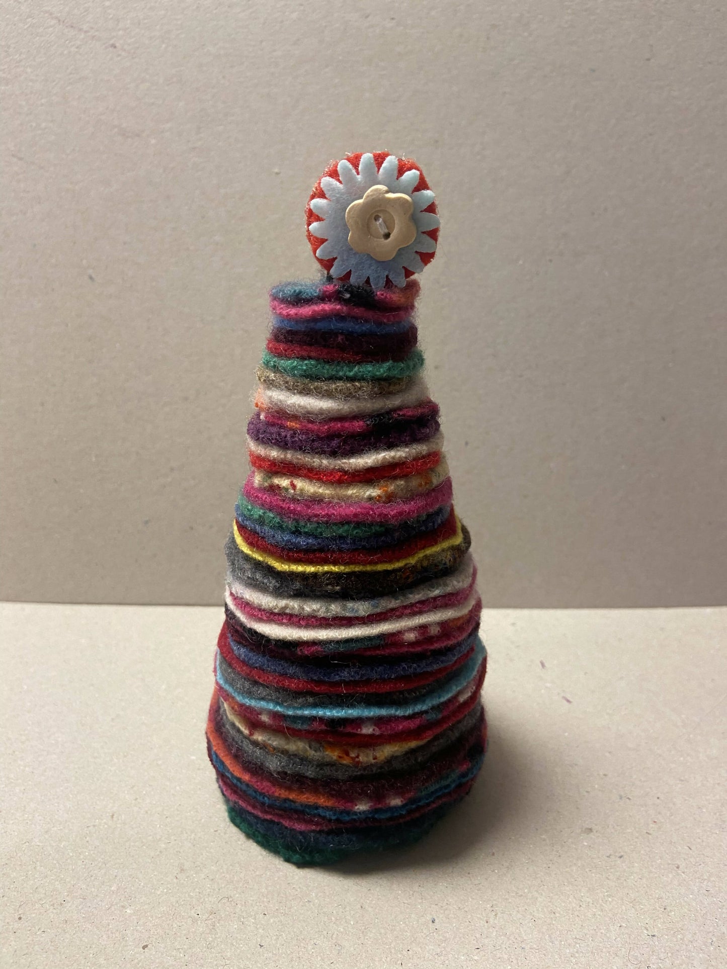 Medium Repurposed Sweater Felted Wool Tree