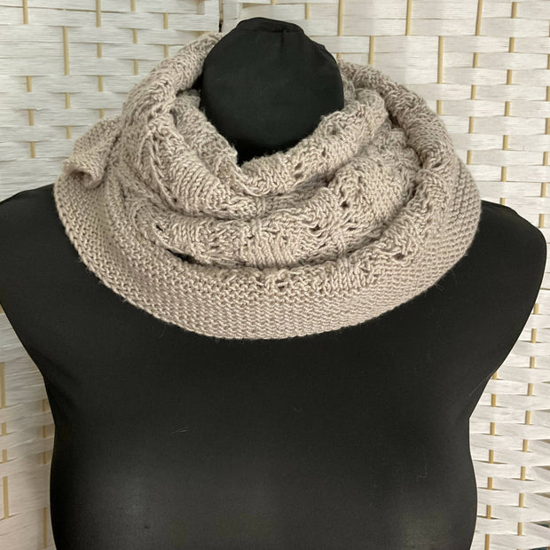 Hand knit shawl