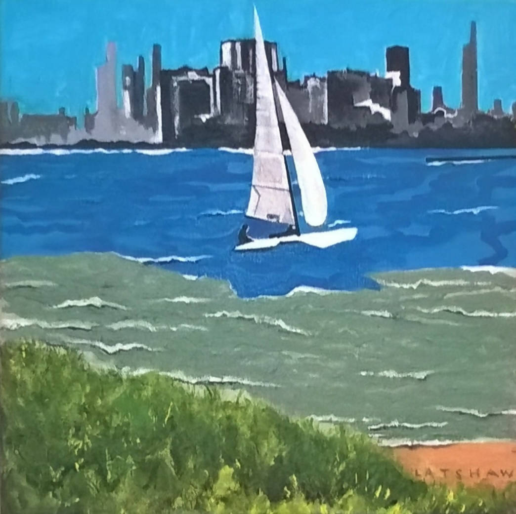 SERIES #7, Skyline #4: Sailboat