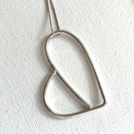 Heart pendant SS