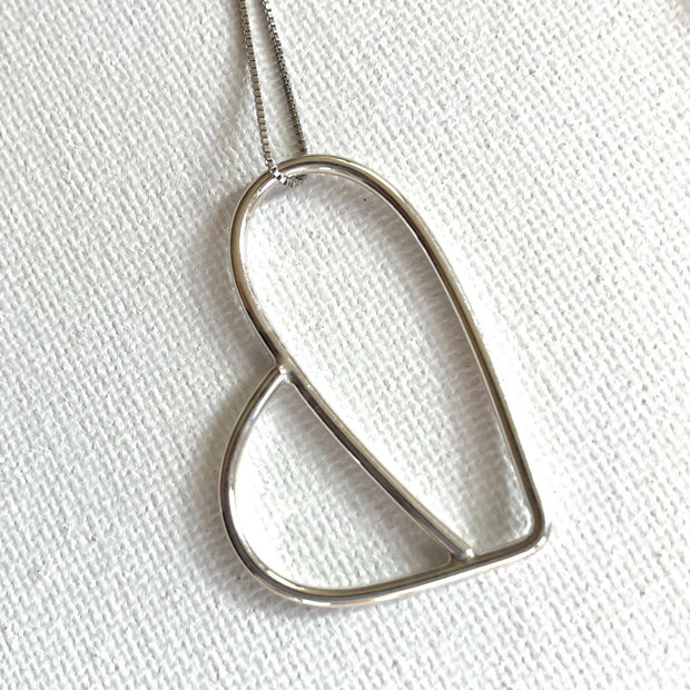 Heart pendant SS