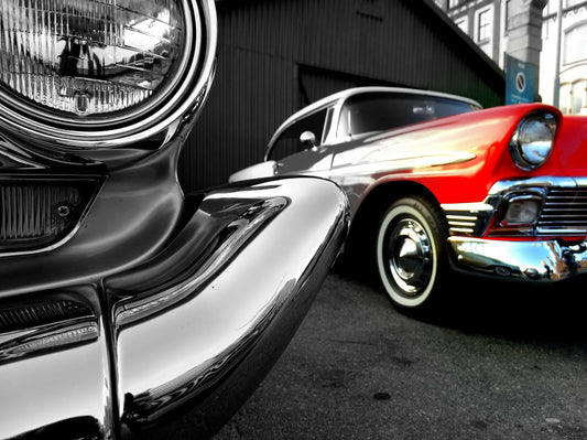 "Vintage Cars" - Fine art print 5"x7" with white acid-free matboard 8"x10"