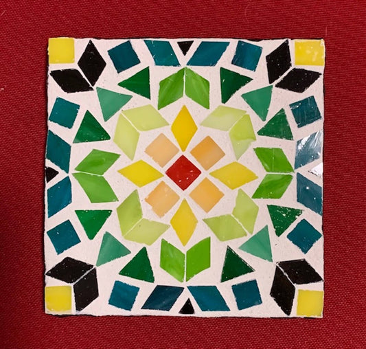 Mosaic Coaster: Flowers