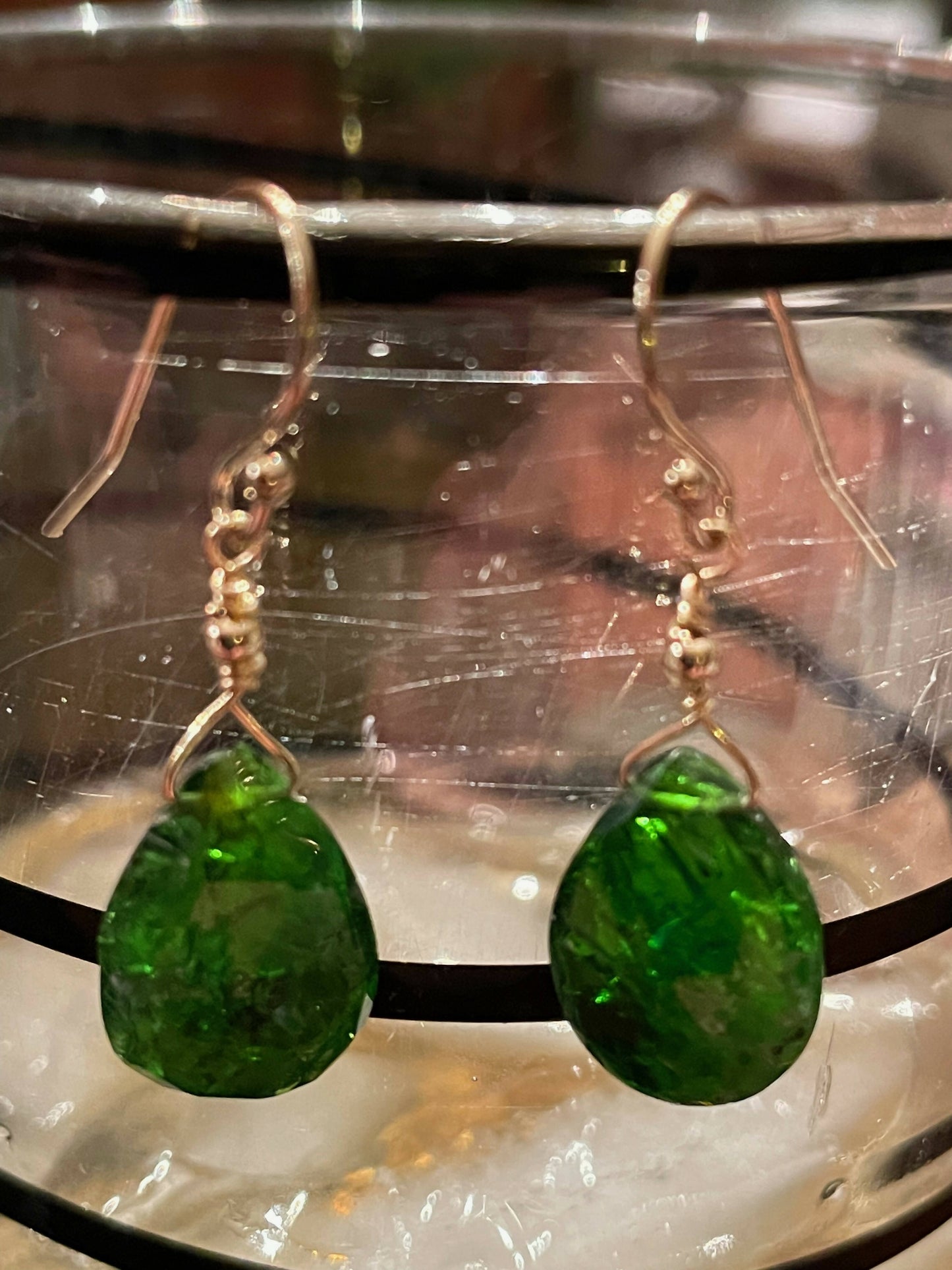 Drops of Goodness - Gemstone Earrings in gold - DOGERG