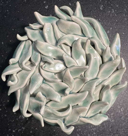 Round porcelain tile