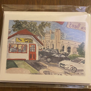 Evanston merchants note cards