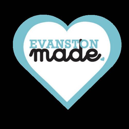 Evanston Made stickers all sizes