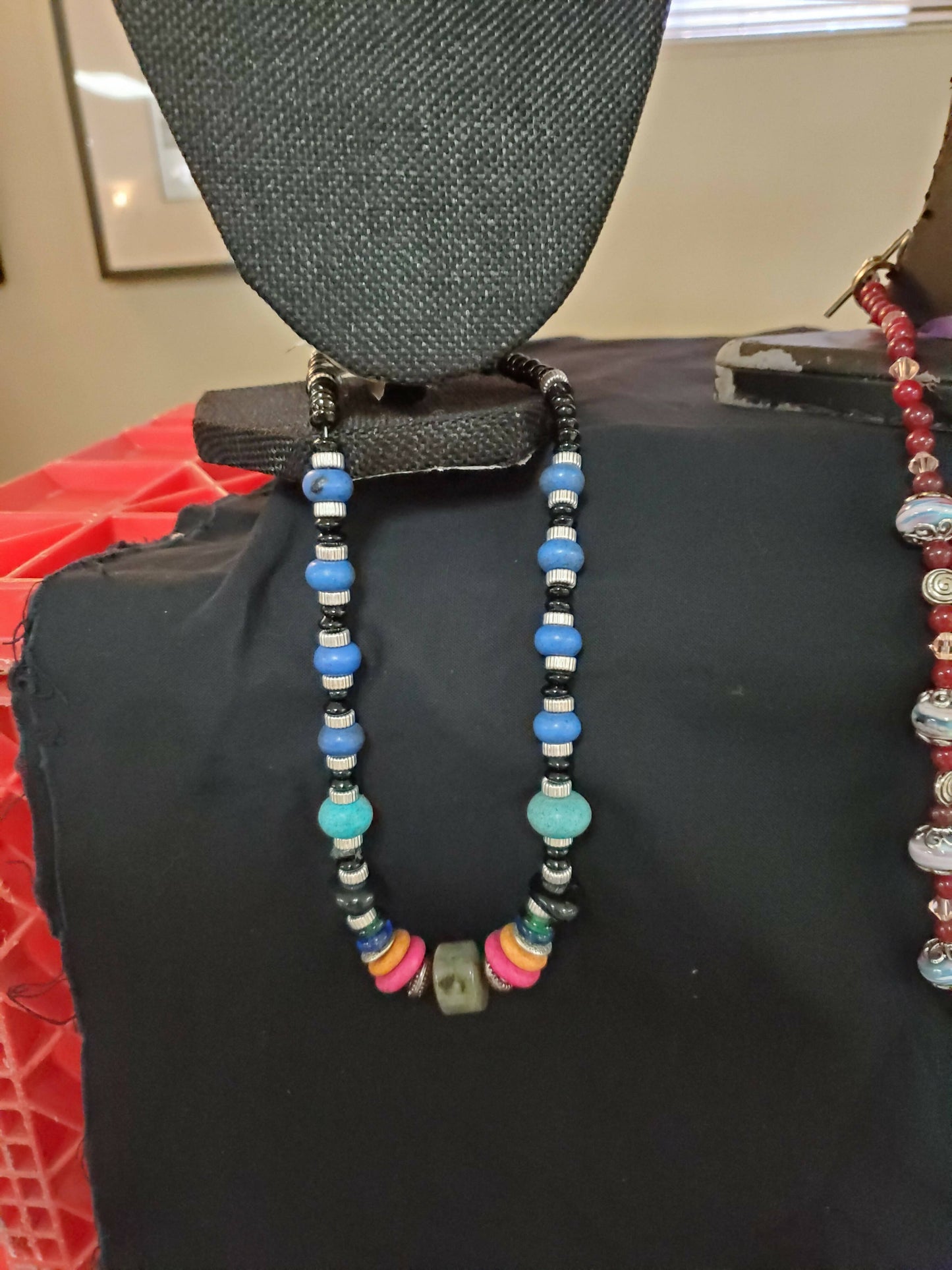 Howlite neckpiece