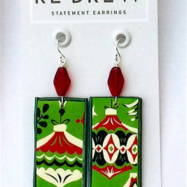 Re*Brew Statement Earrings / Holiday Dangle