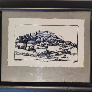 VIEW OF MONTESANTO FRAMED