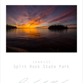 Sweetwater Seas Fine Art Poster - Lake Superior, Sunrise, Split Rock S.P.
