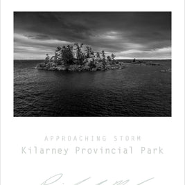 Sweetwater Seas Fine Art Poster - Lake Huron, Kilarney Provincial Park, Island and Storm
