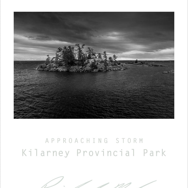 Sweetwater Seas Fine Art Poster - Lake Huron, Kilarney Provincial Park, Island and Storm
