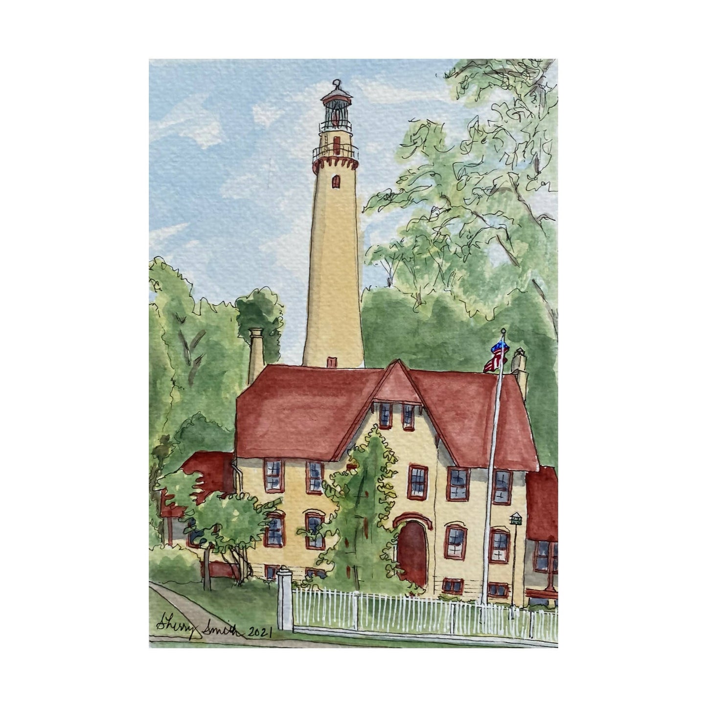 Evanston scenes note cards