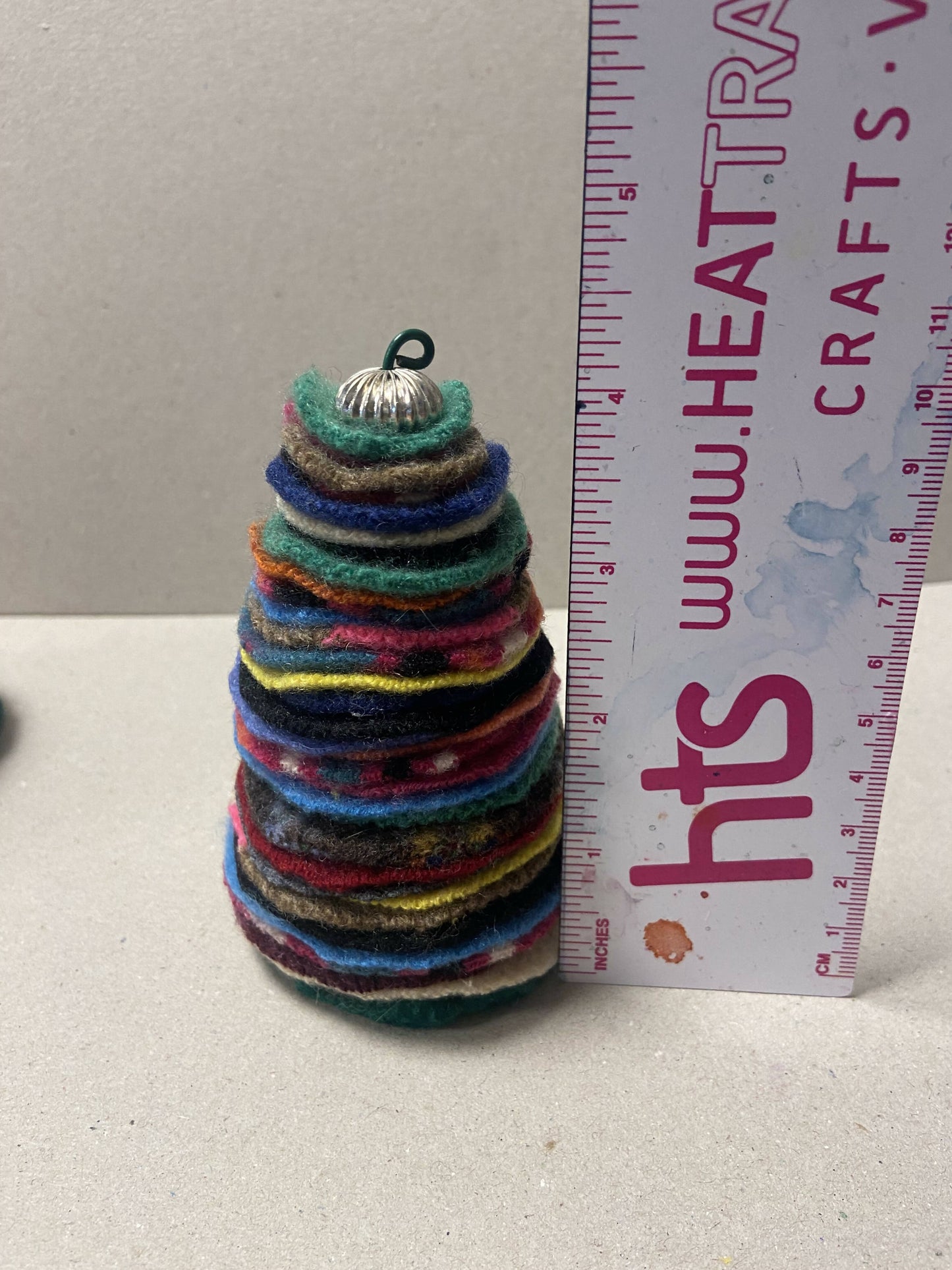 Small Repurposed Sweater Felted Wool Tree