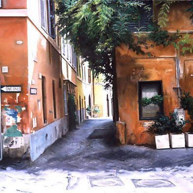 Senso Unico - Trastevere - framed giclee print