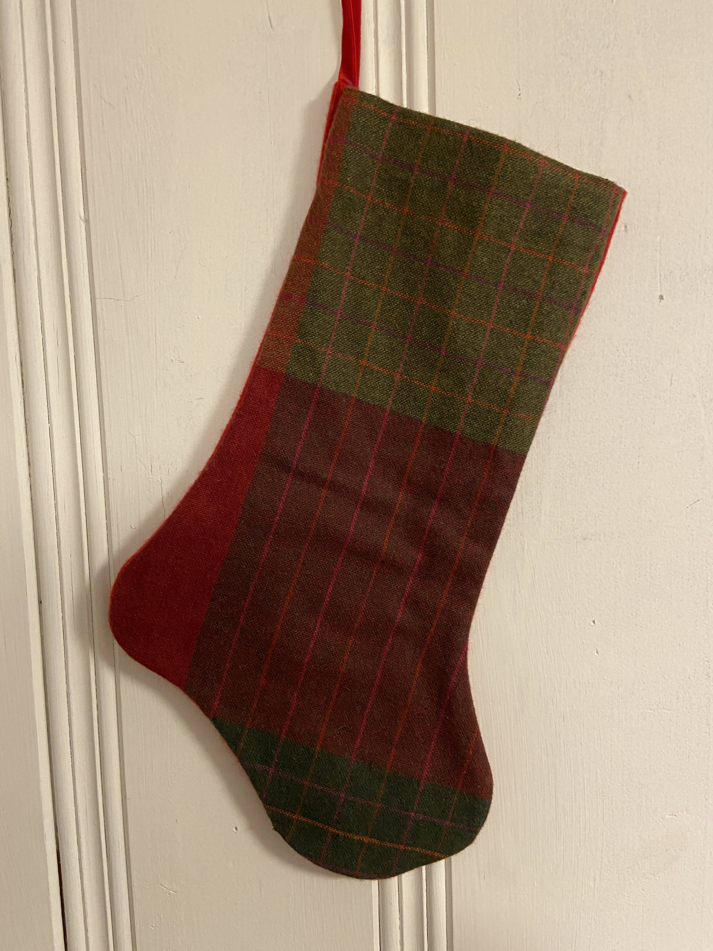 Medium Stocking Boot Repurposed Sweater Felted Wool