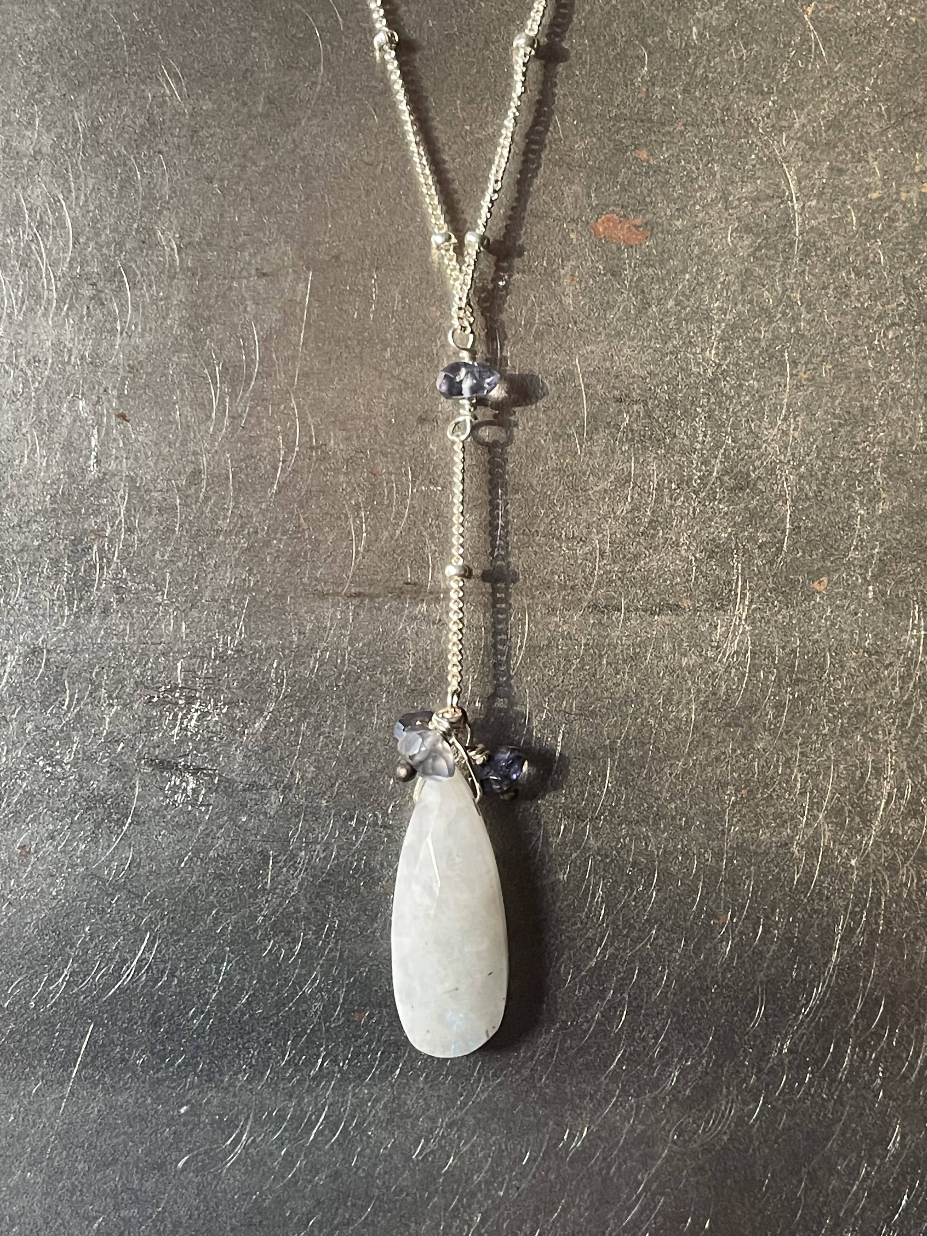 Adorned necklace - silver ADNKS