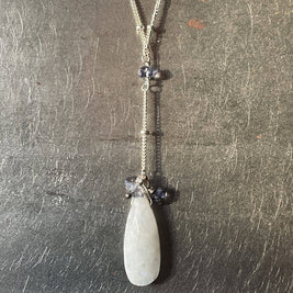 Adorned necklace - silver ADNKS