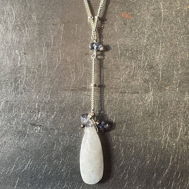 Adorned necklace - silver ADNKS