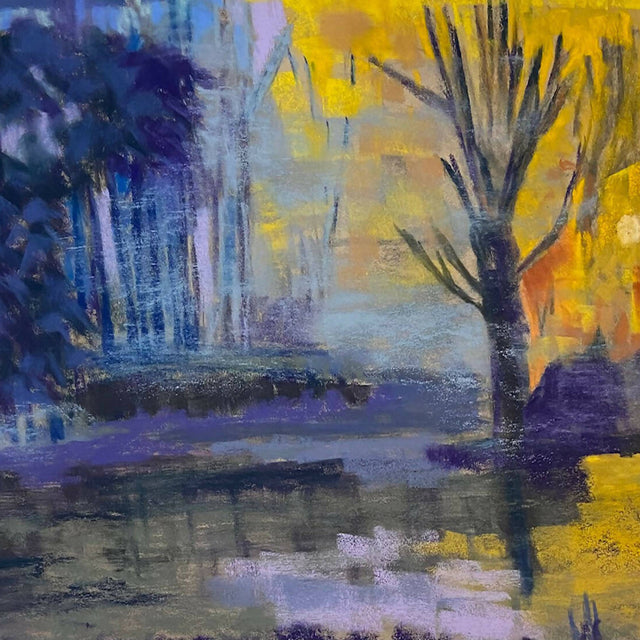 Arid Complacency, PRINTof original painting on etching Rag paper with archival ink.