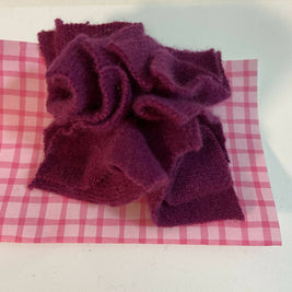Repurposed Sweater Felted Wool Flower Brooch Pin