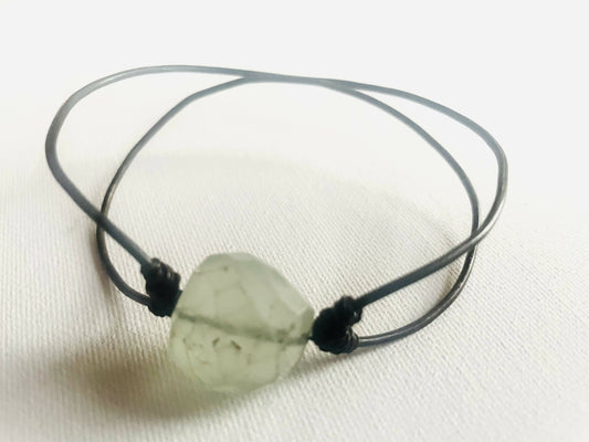 Bracelet with fluorite stone