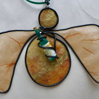 Prosecco wine Angel Ornament