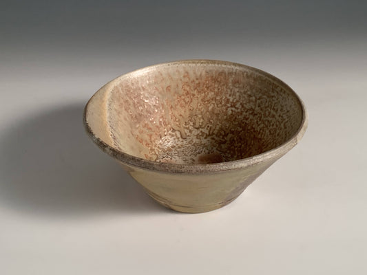Wood Fired Ceramic Earth Tones Bowl