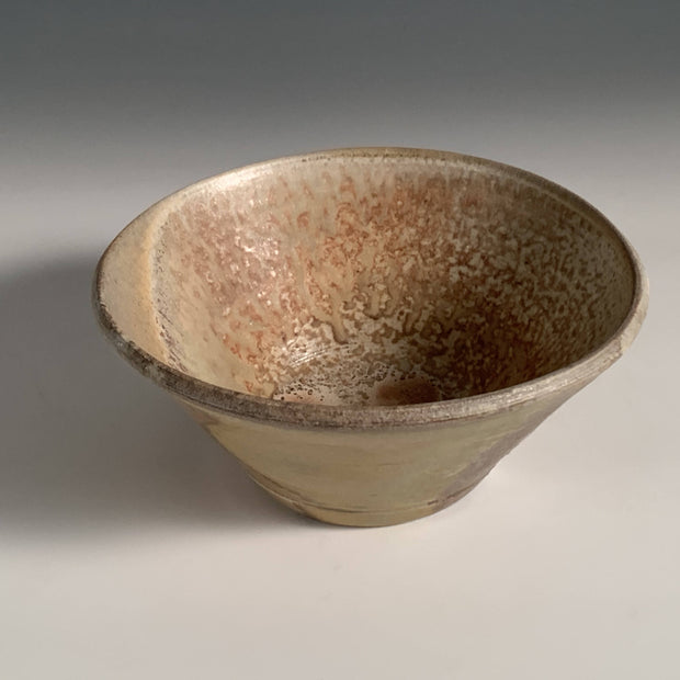 Wood Fired Ceramic Earth Tones Bowl