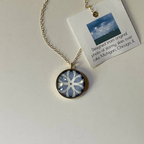 Summer Storm over Lake Michigan Necklace