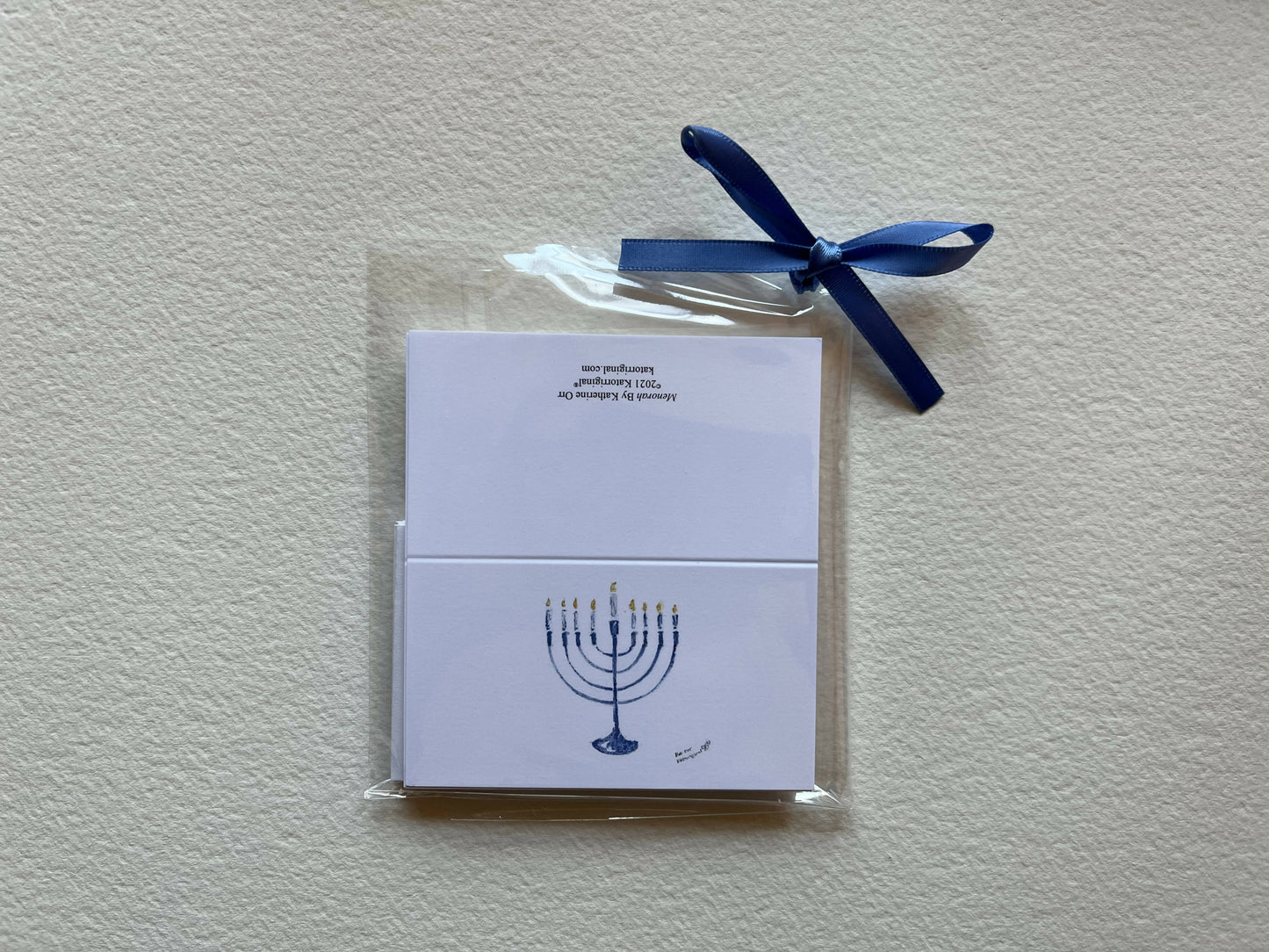 Small Giftcards "Menorah" by Katherine Orr