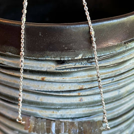 Sacred Lines Necklace Silver -SLNKS