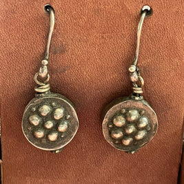 Vintage Silver Bead Earrings - RAJER