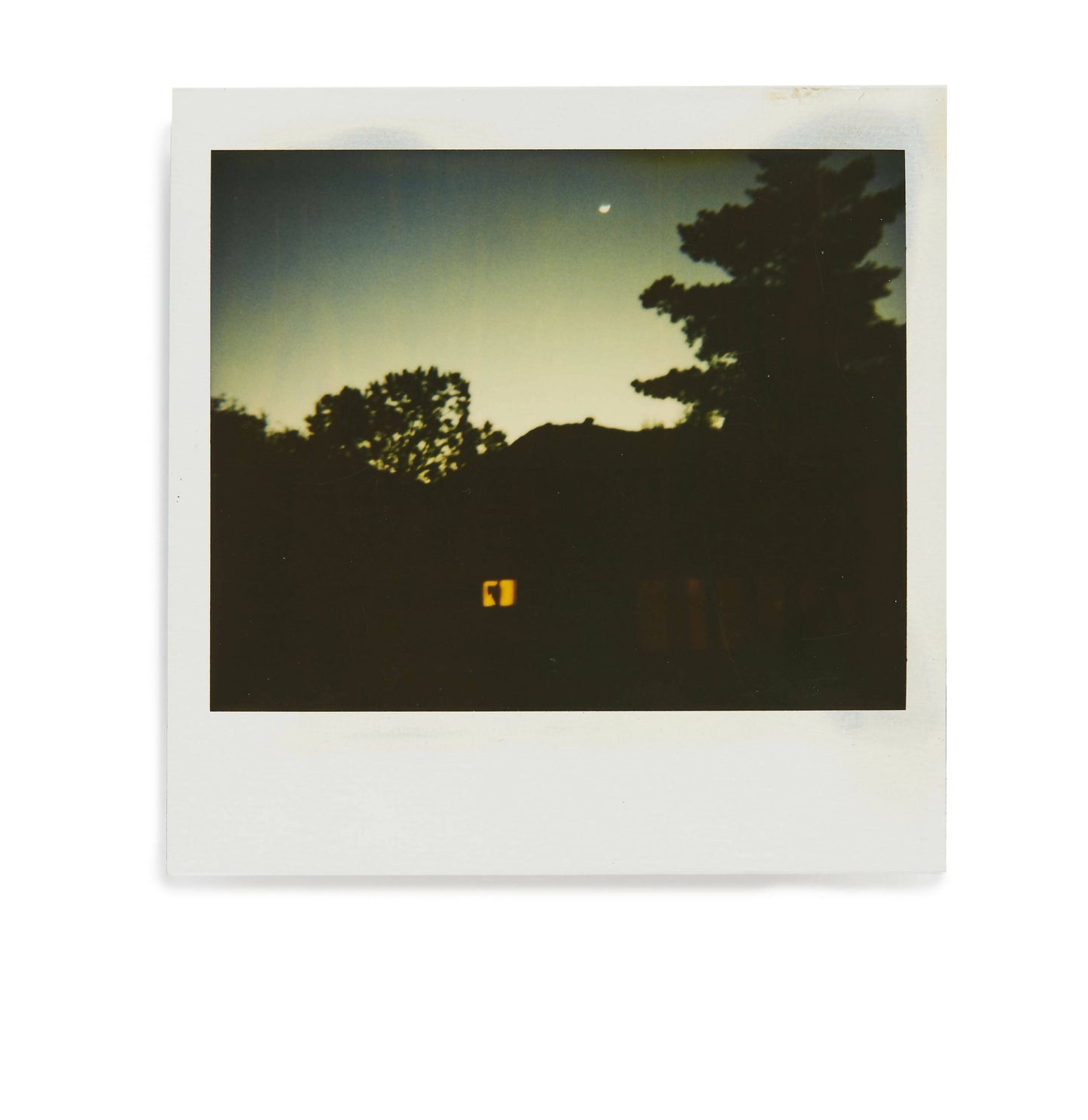 Nighttime Cottage Landscape