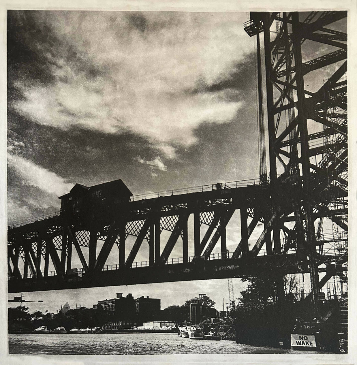 "No Wake" Photopolymer Gravure Print